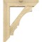 Ekena Millwork Balboa Slat Rough Sawn Bracket w/ Offset Brace, Douglas Fir, 6"W x 22"D x 26"H BKT0604X22X26BOA06RDF - alternate 4